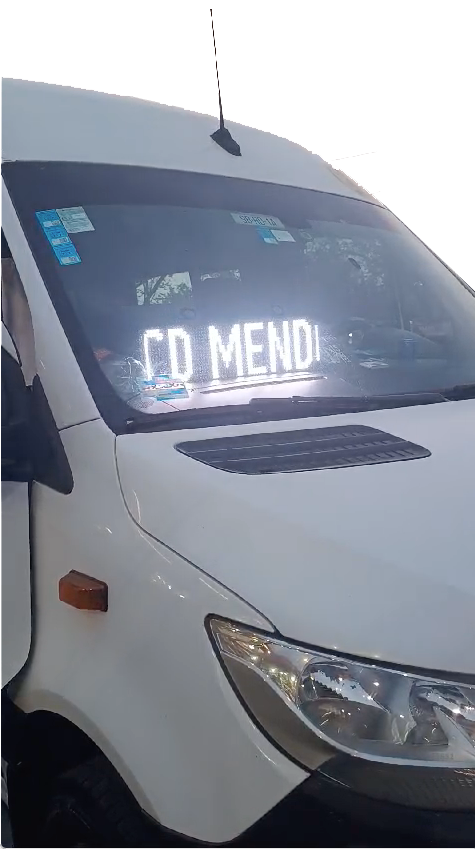 Letrero LED RGB para trasporte. Ideal para Autobus, Microbus, Sprinter, Crafter, Toyota, Urban.etc.