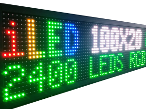 Letrero LED RGB para trasporte. P8G-3