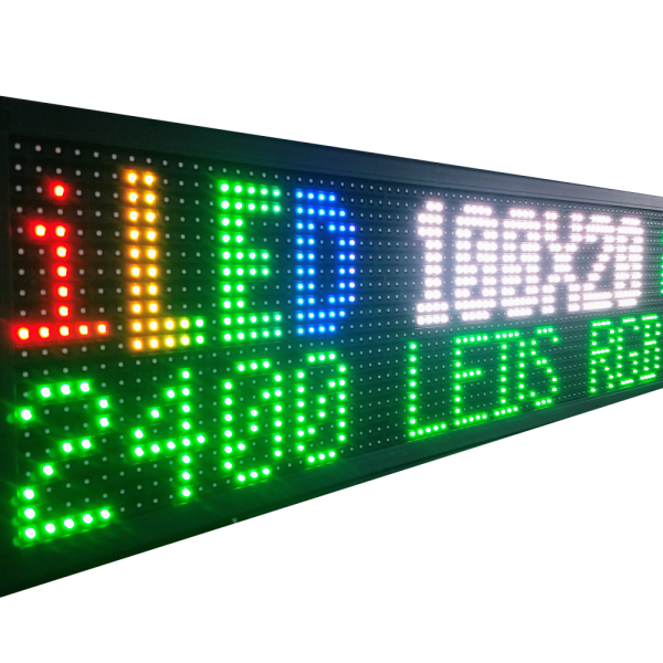 Letrero LED RGB para trasporte. P8G-3