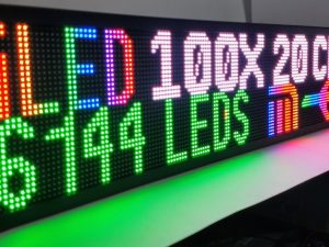 Letrero LED RGB para trasporte. Ideal para Autobus, Microbus, Sprinter, Crafter, Toyota, Urban.etc.