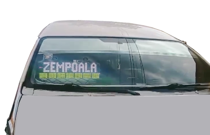 Letrero Led RGB P8CH-2 en Toyota